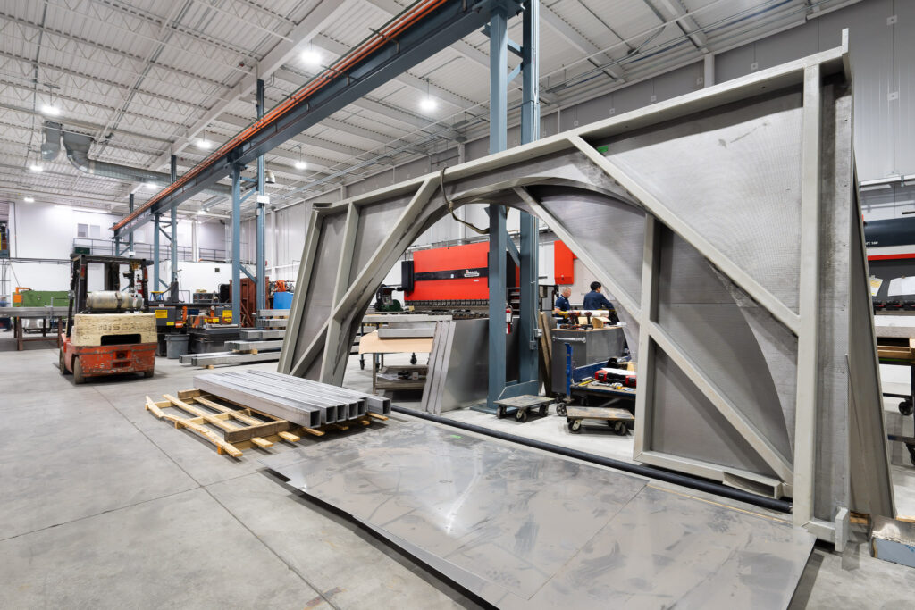 ATH Metal Fabrication workshop.